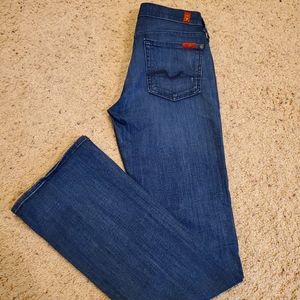 7 For All Man Kind Boot Leg Jeans